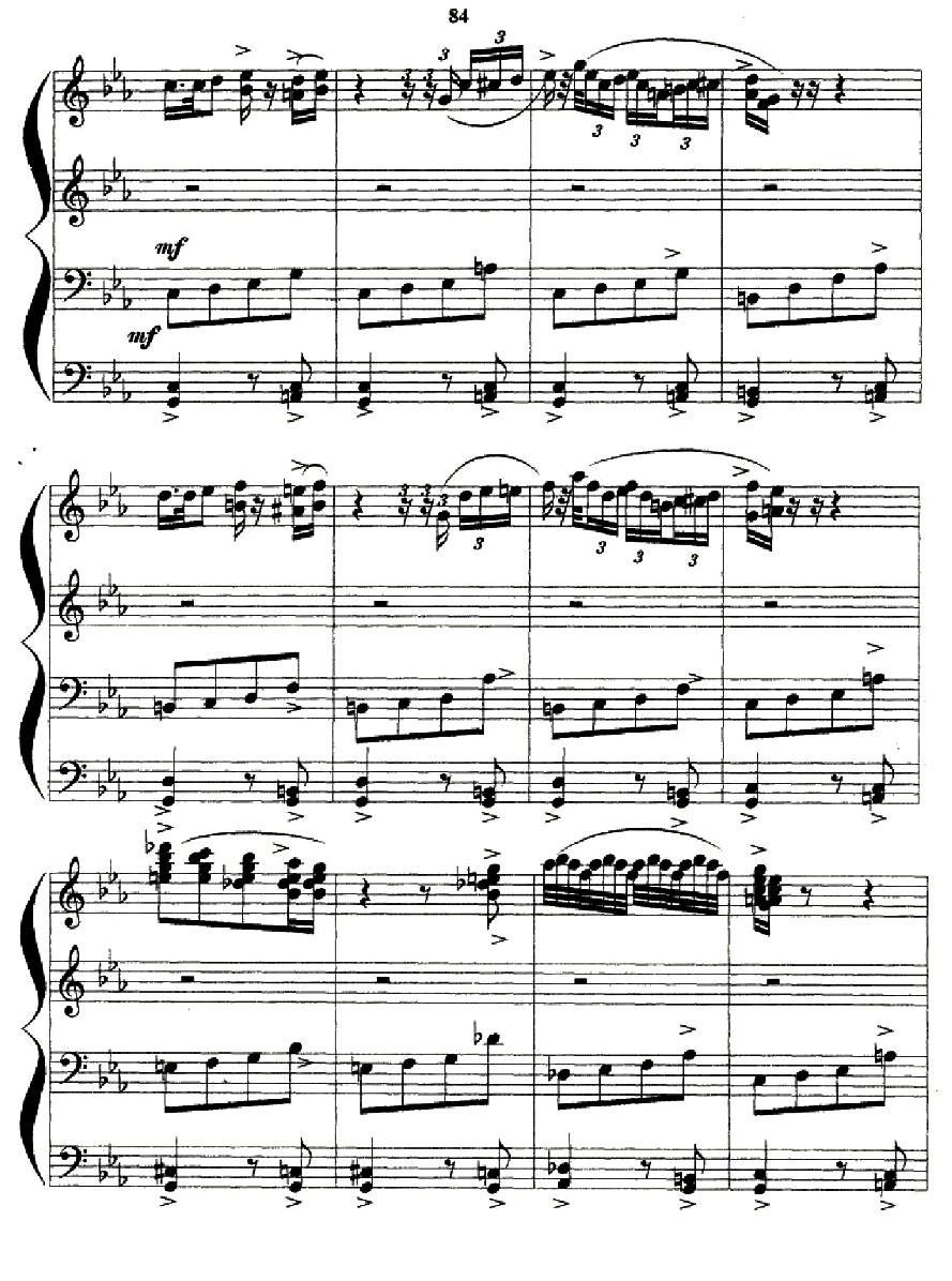 喀秋莎（三重奏）手风琴曲谱（图6）