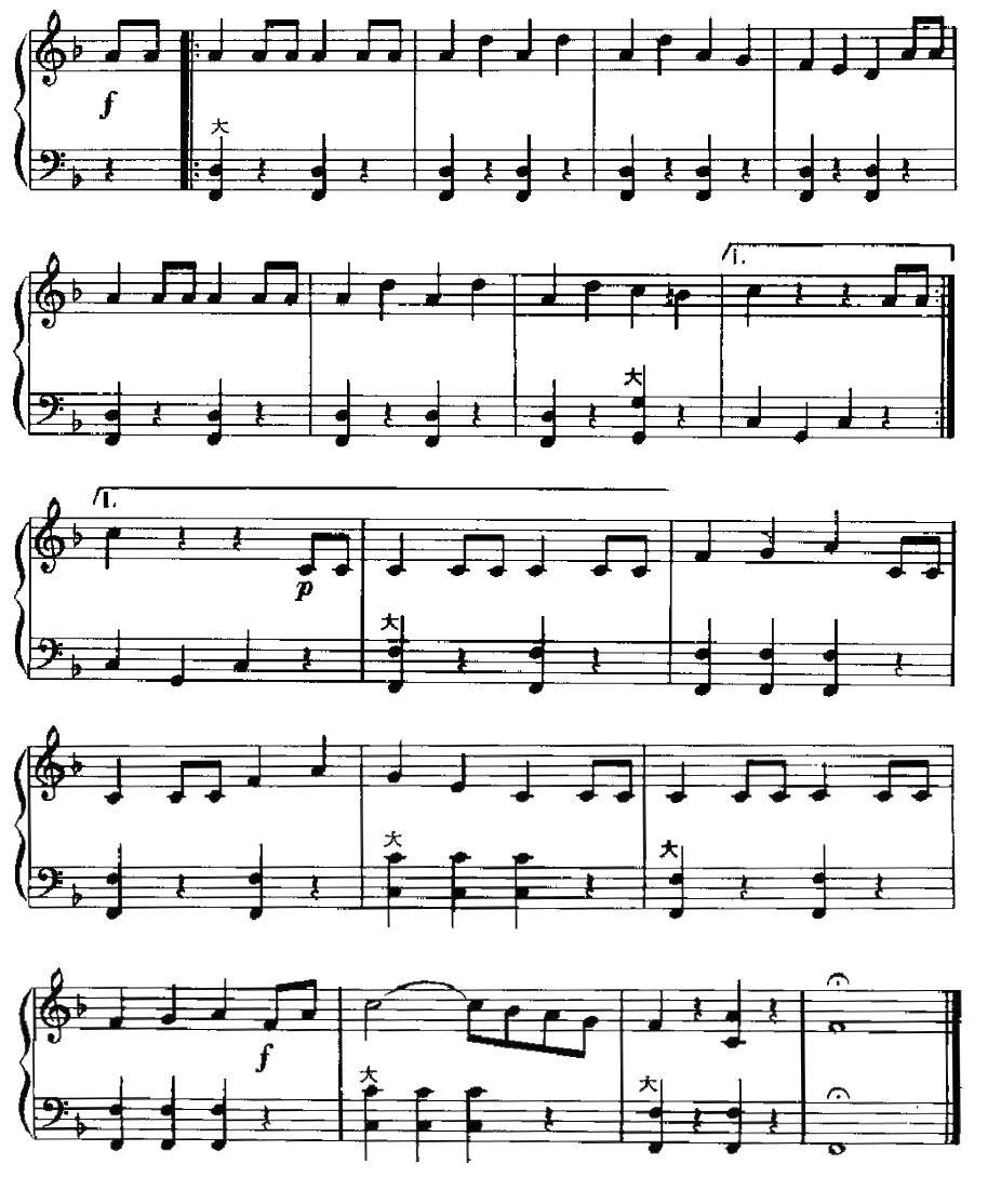 《威廉·退尔》序曲手风琴曲谱（图2）