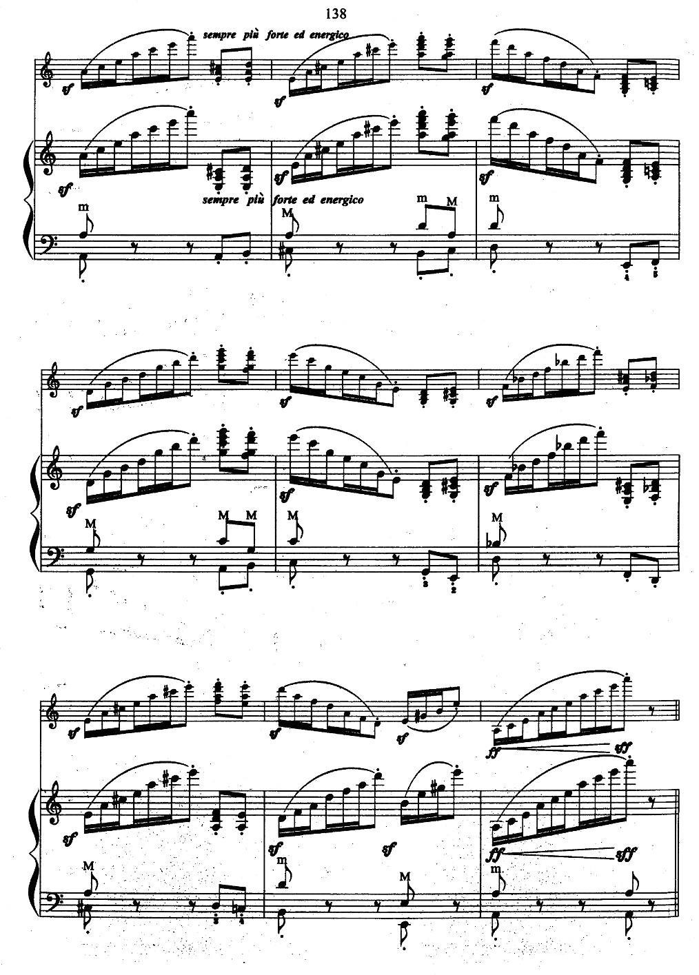 帕格尼尼主题音乐会练习曲（16—18）手风琴曲谱（图2）