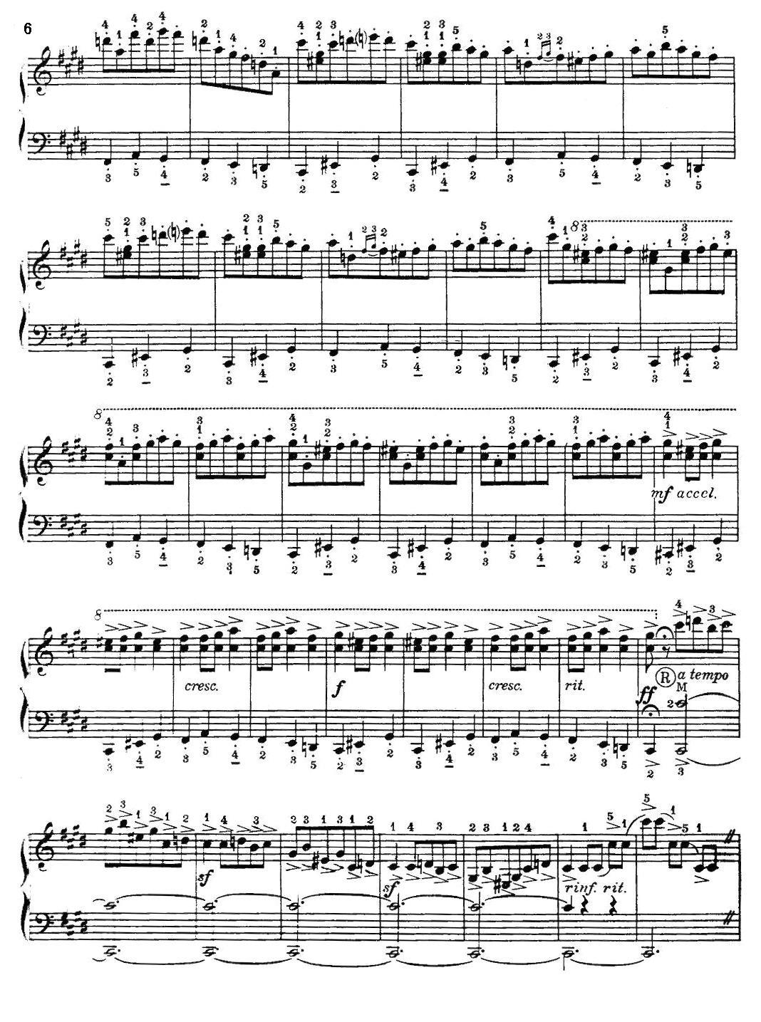 Malaguena（马拉加舞曲）手风琴曲谱（图5）