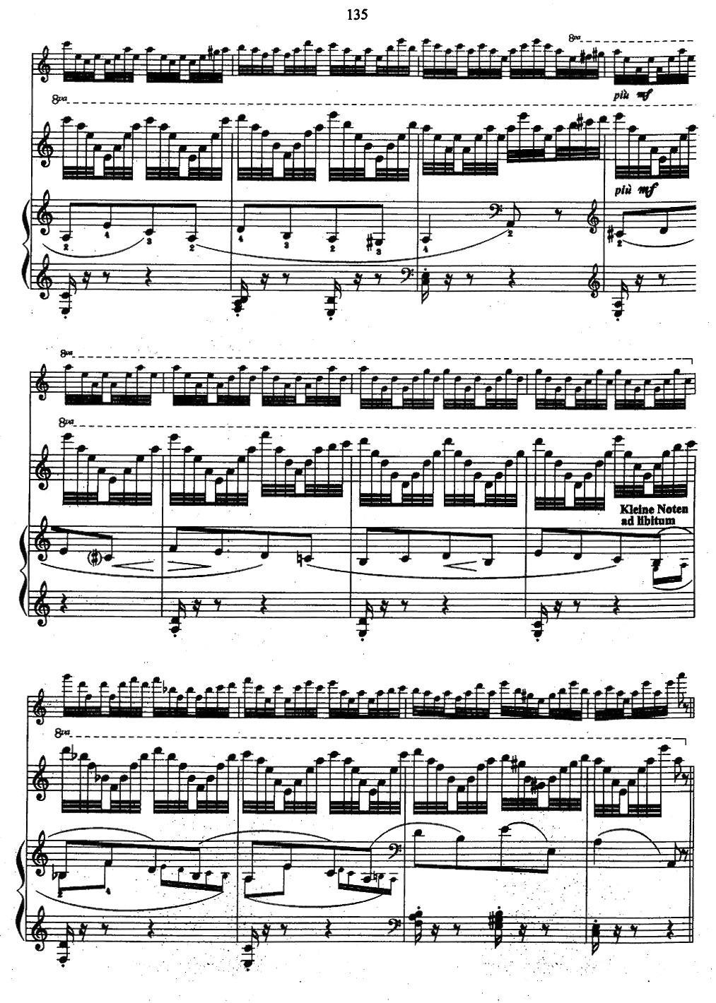 帕格尼尼主题音乐会练习曲（11—15）手风琴曲谱（图7）