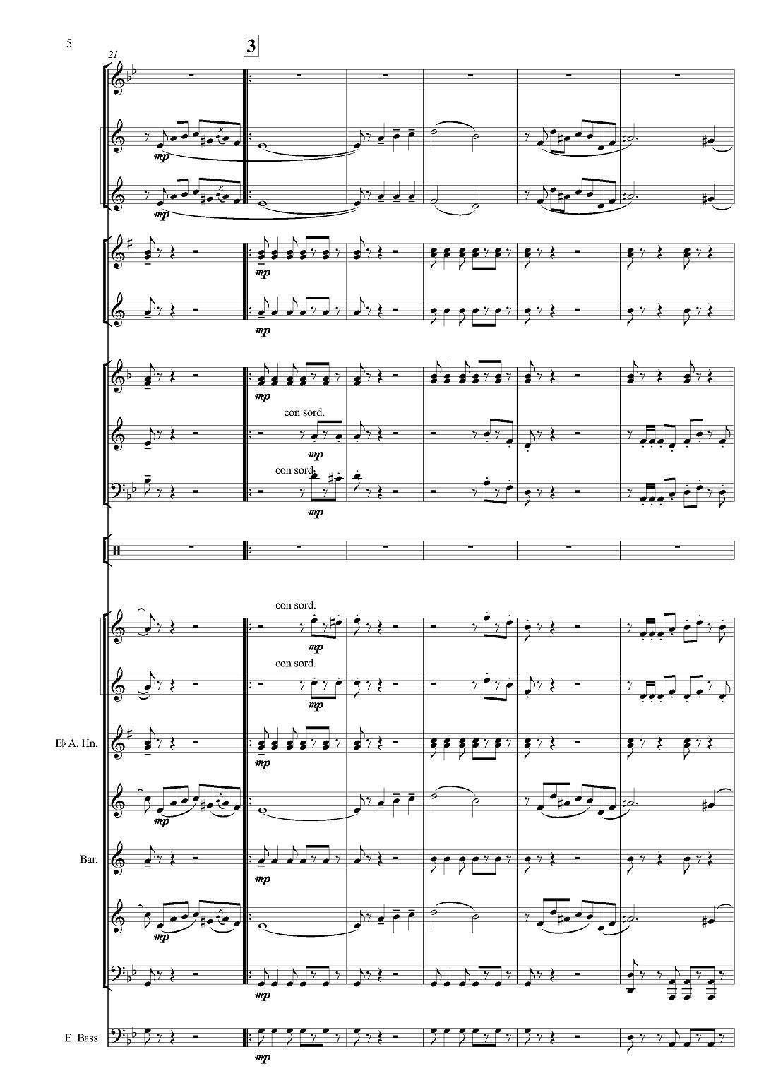 Черные глаза （探戈舞曲）（合奏、俄罗斯原版谱）手风琴曲谱（图5）