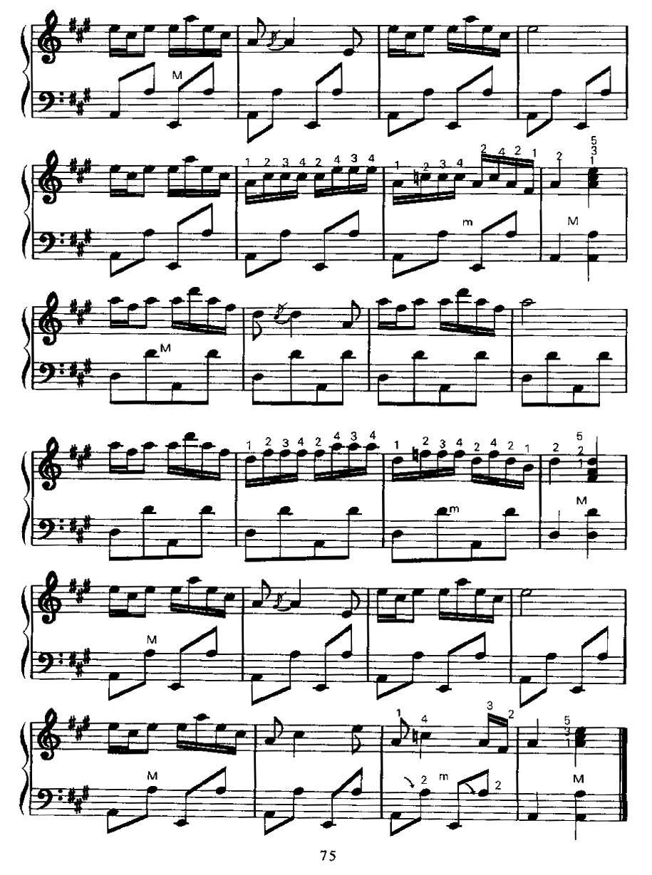 苗岭的早晨手风琴曲谱（图2）