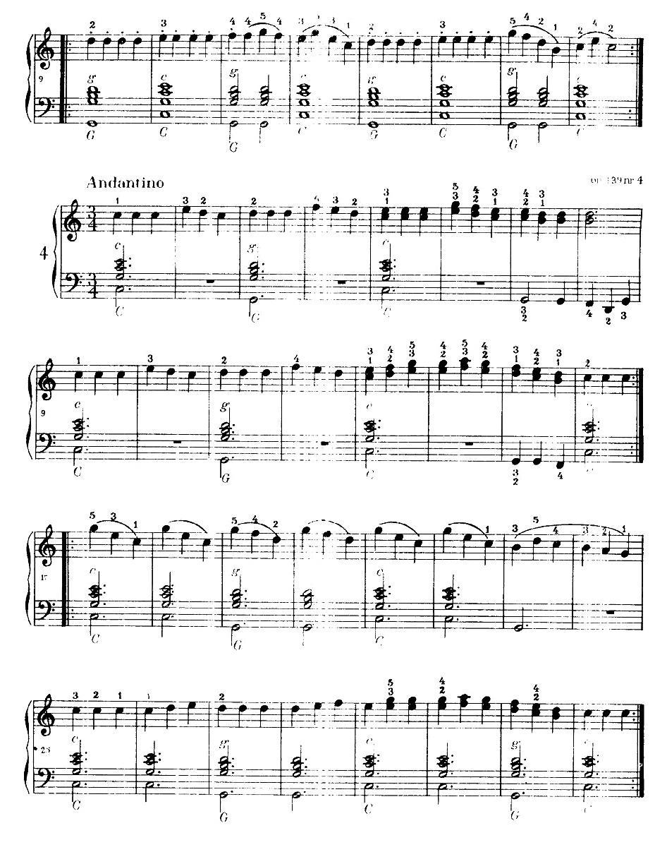 《车尔尼手风琴练习曲集》（第Ⅰ册） （1—9）手风琴曲谱（图2）