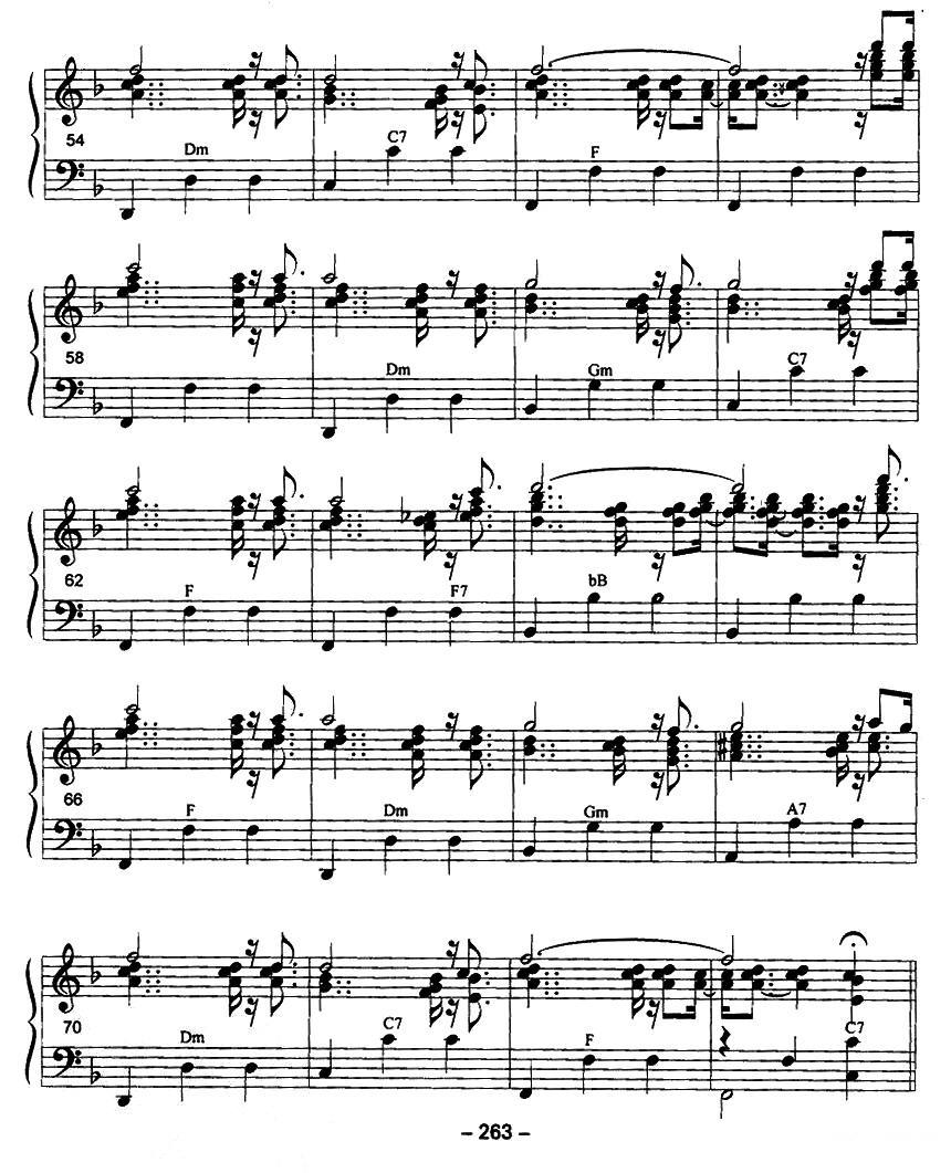过去的时光手风琴曲谱（图4）