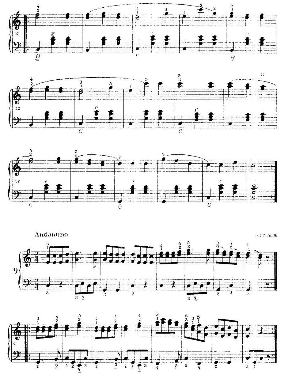 《车尔尼手风琴练习曲集》（第Ⅰ册） （1—9）手风琴曲谱（图7）