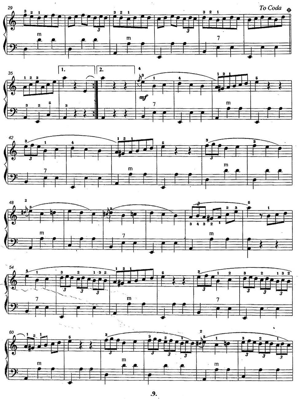 柯瑞妮手风琴曲谱（图2）