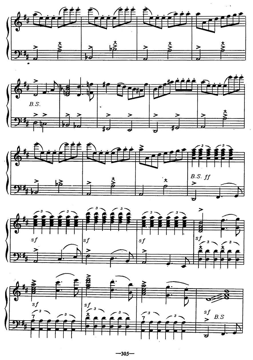 歌剧《鲁斯兰与柳德米拉》序曲手风琴曲谱（图19）