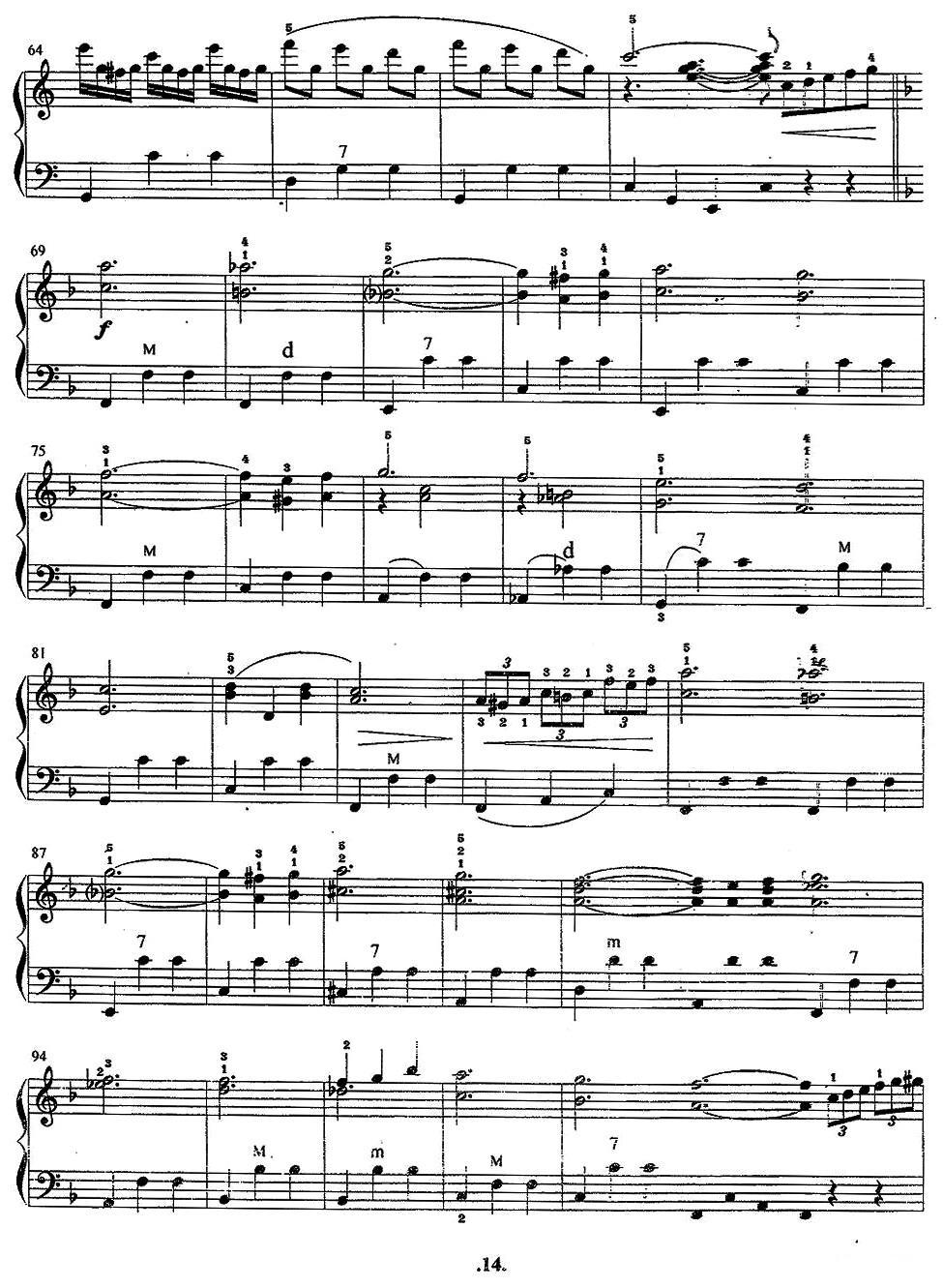 回归的燕子手风琴曲谱（图3）