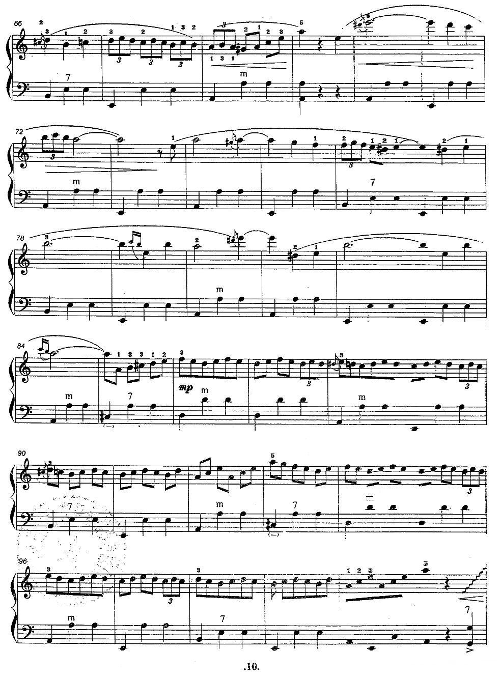 柯瑞妮手风琴曲谱（图3）