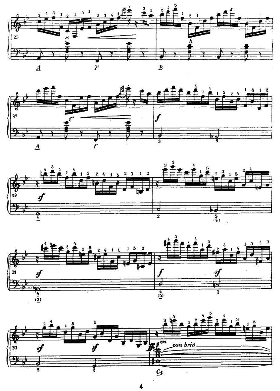 手风琴练习曲（5）手风琴曲谱（图4）