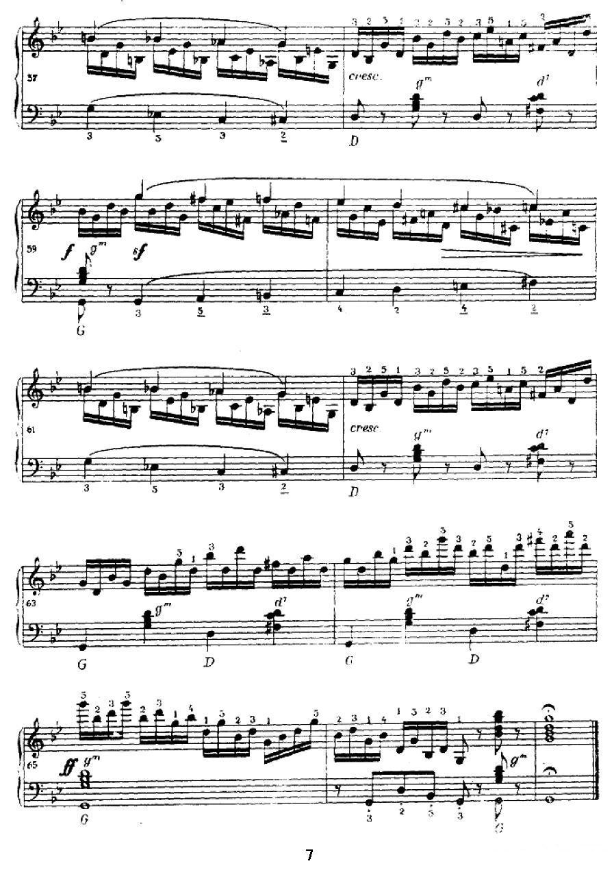 手风琴练习曲（5）手风琴曲谱（图7）