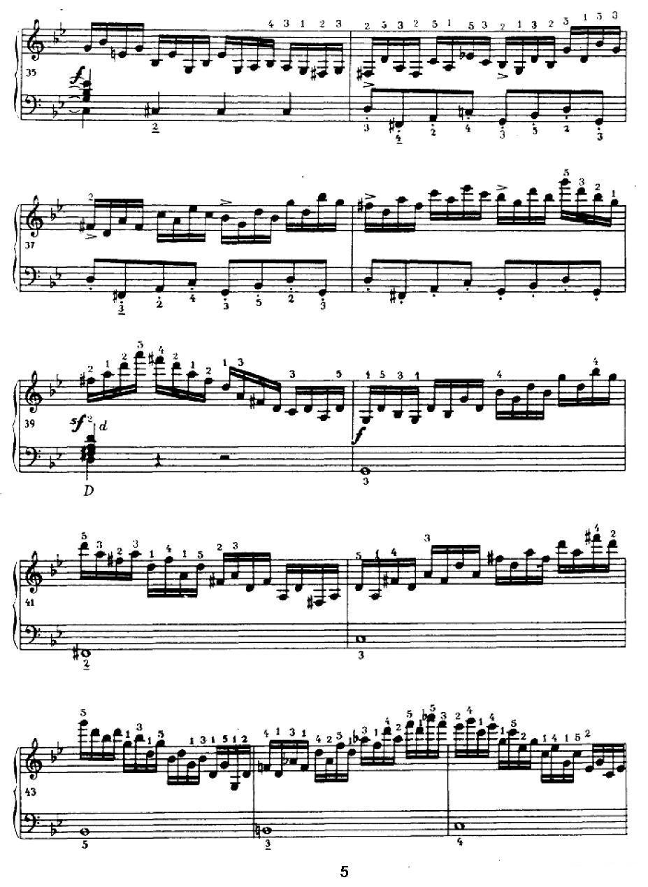 手风琴练习曲（5）手风琴曲谱（图5）
