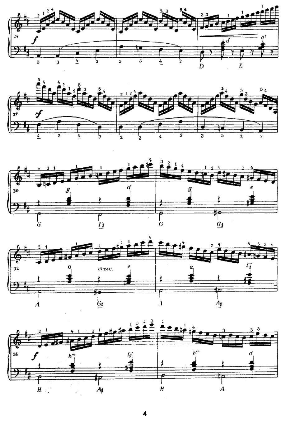 手风琴练习曲（2）手风琴曲谱（图4）