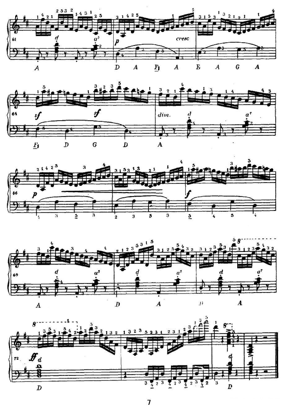 手风琴练习曲（2）手风琴曲谱（图7）