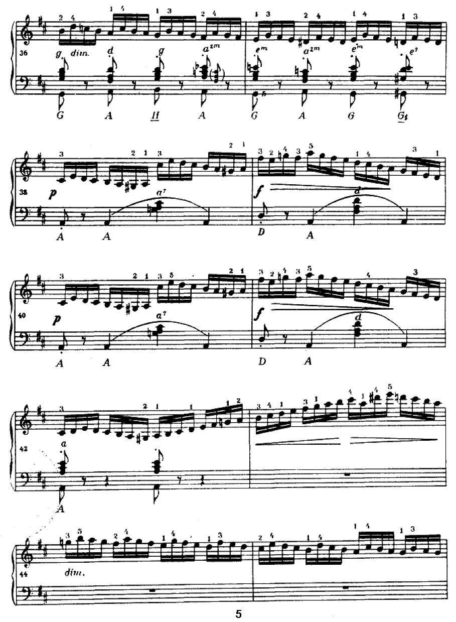 手风琴练习曲（2）手风琴曲谱（图5）