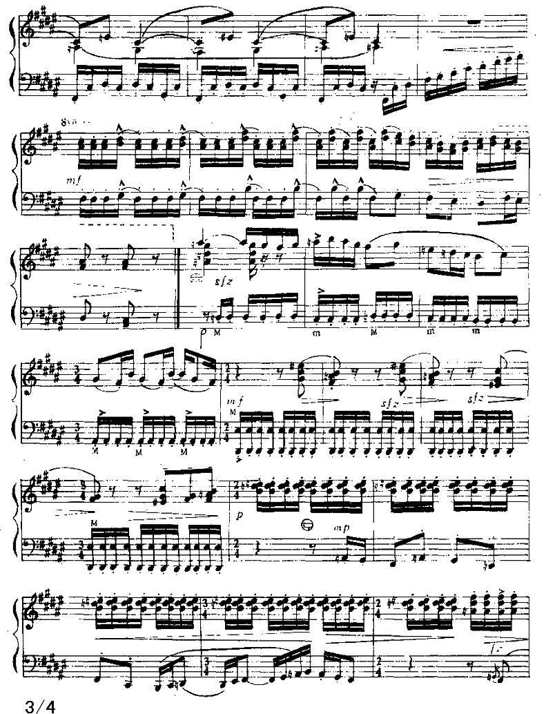 小白驴手风琴曲谱（图3）