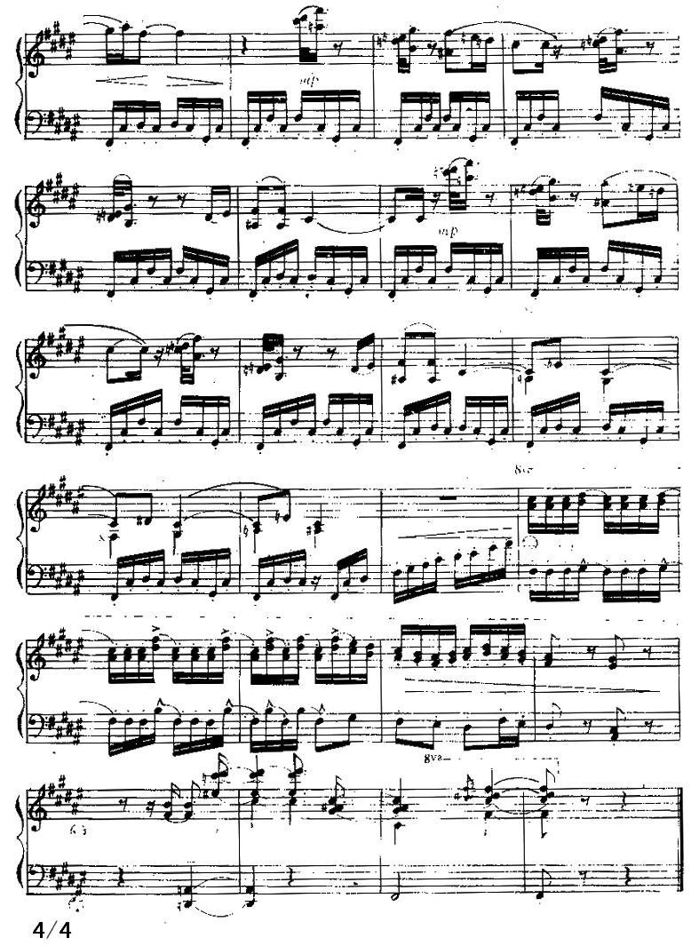 小白驴手风琴曲谱（图4）