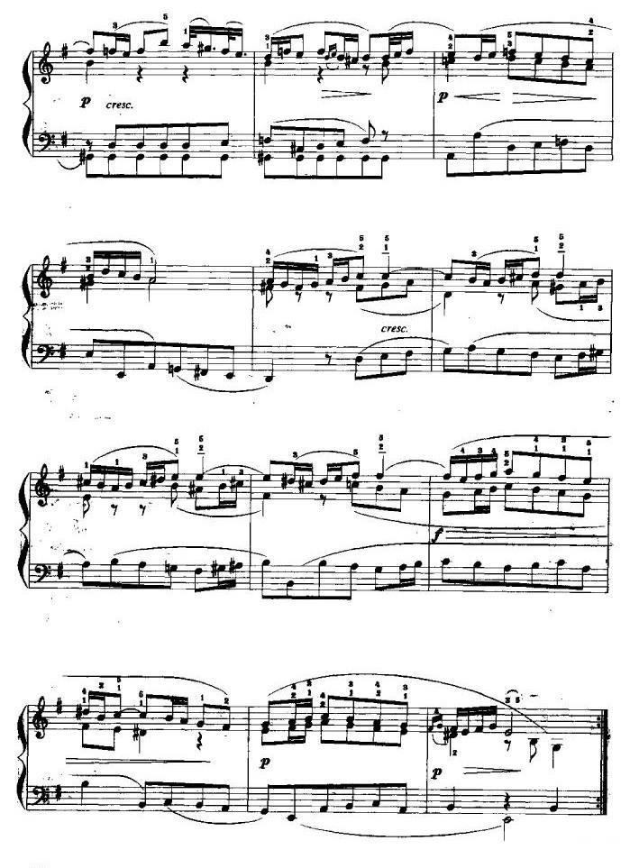 萨拉班德舞曲（J·S·巴赫作曲版）手风琴曲谱（图2）