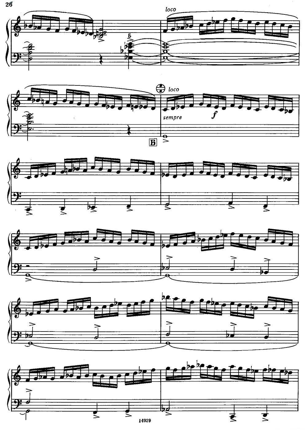 冬季素描6.节日手风琴曲谱（图5）