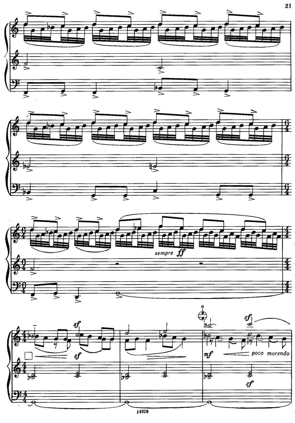 冬季素描5.壮士歌手风琴曲谱（图4）