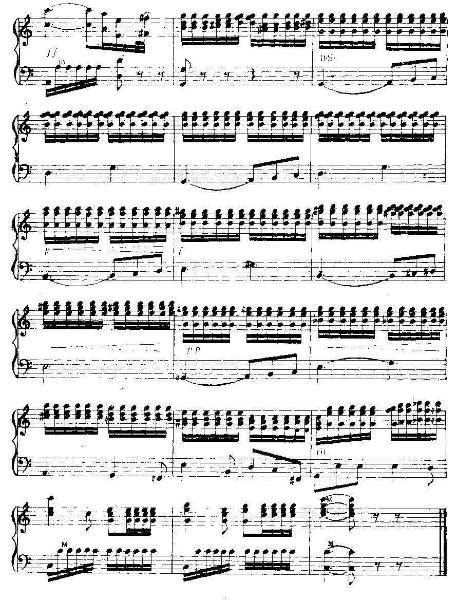 碧蓝的天空手风琴曲谱（图2）