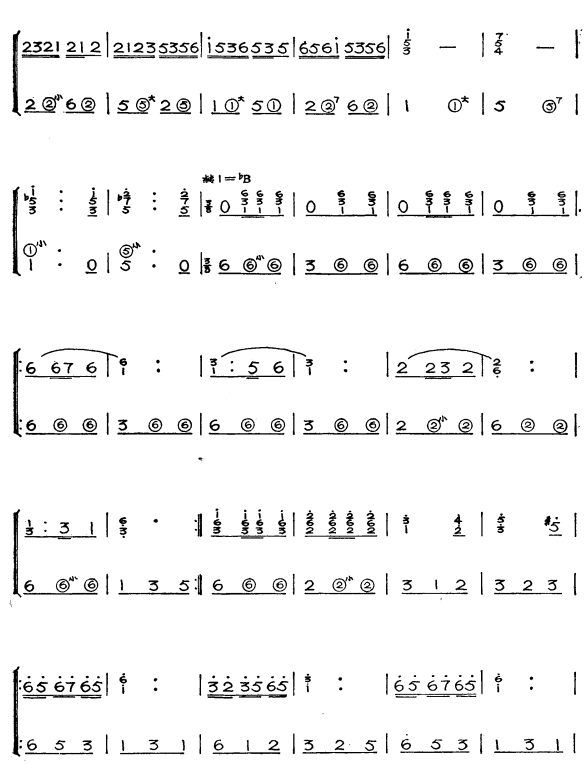 快乐之舞3手风琴曲谱（图1）