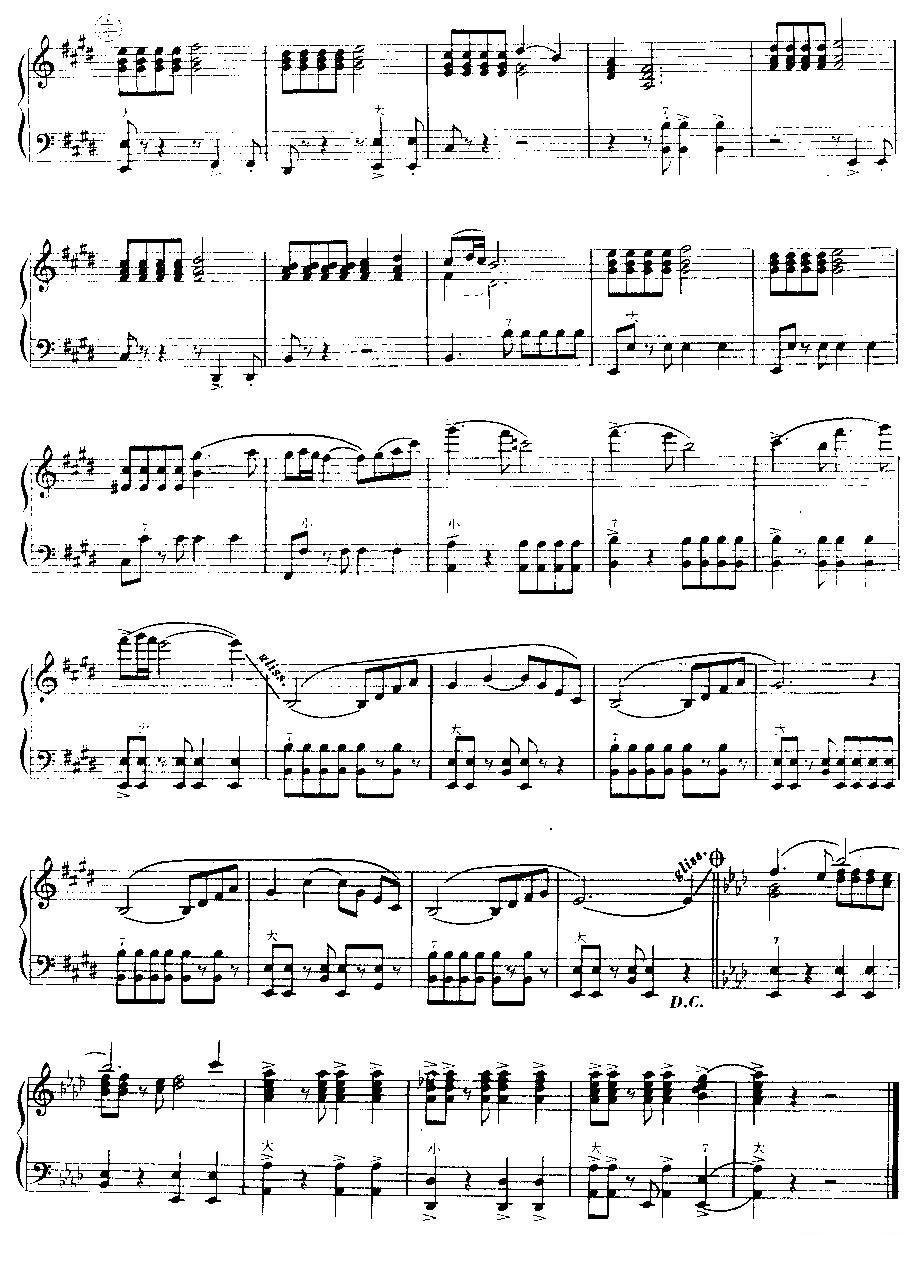 我的意大利手风琴曲谱（图2）
