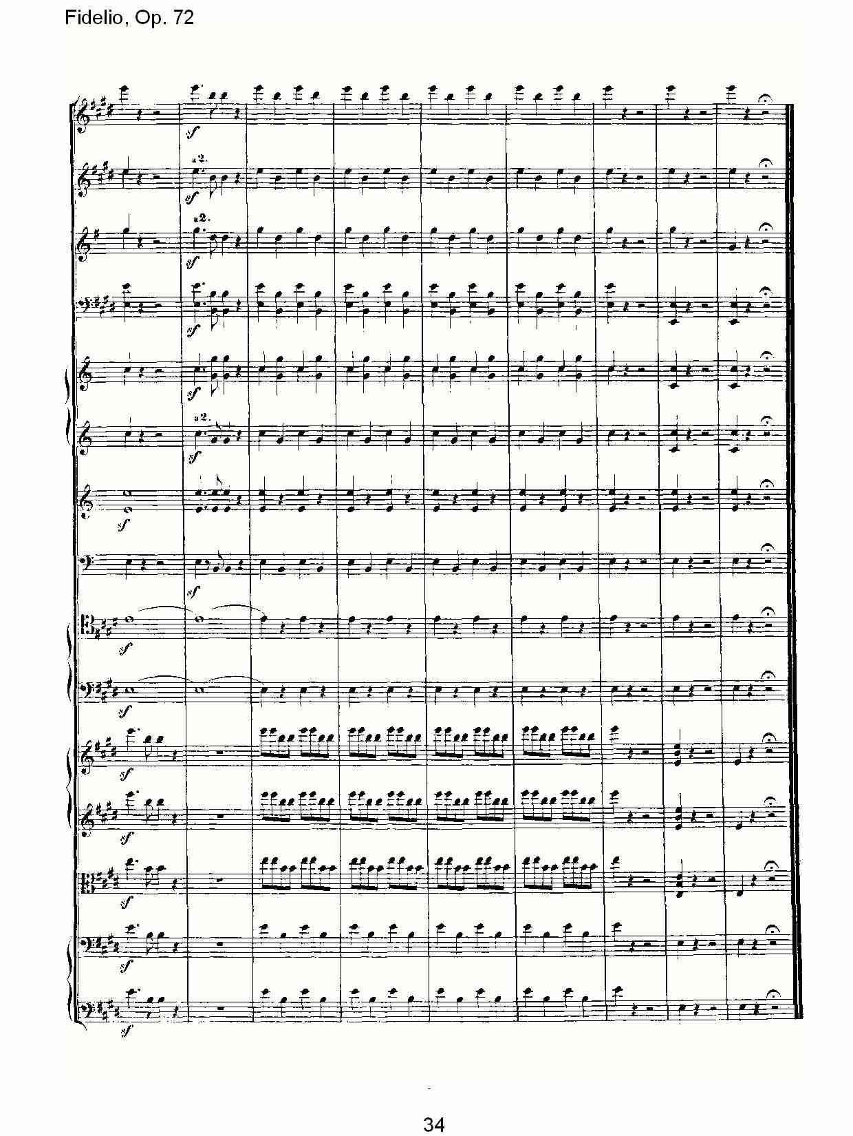 Fidelio, Op. 72 （四）总谱（图4）