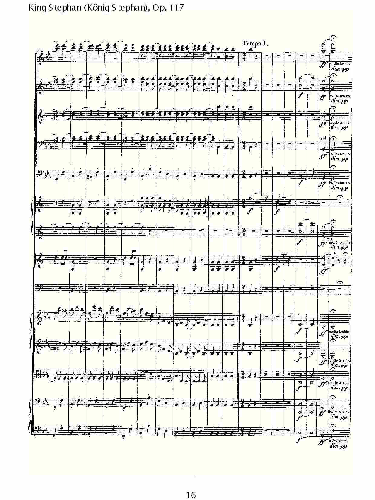 King Stephan (König Stephan), Op.117（二）总谱（图6）
