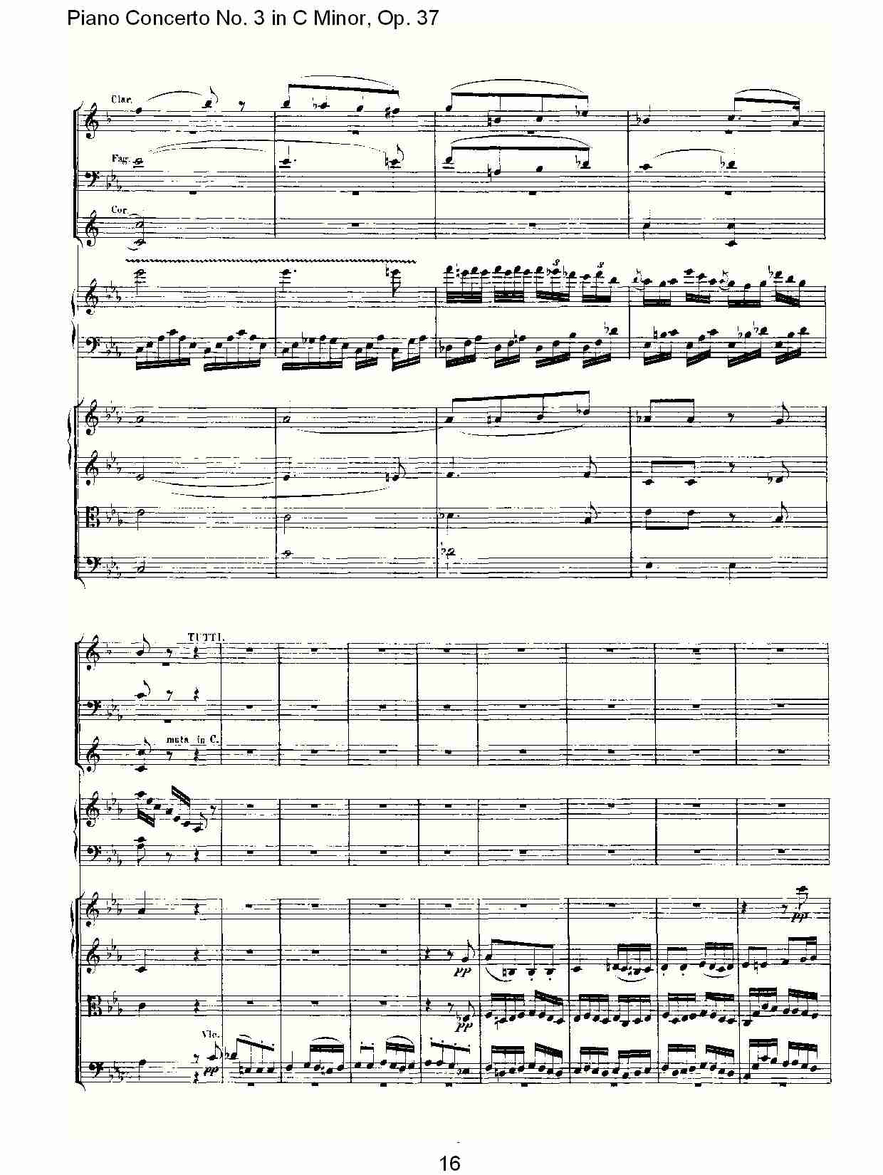Ｃ大调钢琴第三协奏曲 Op.37 第三乐章（二）总谱（图6）