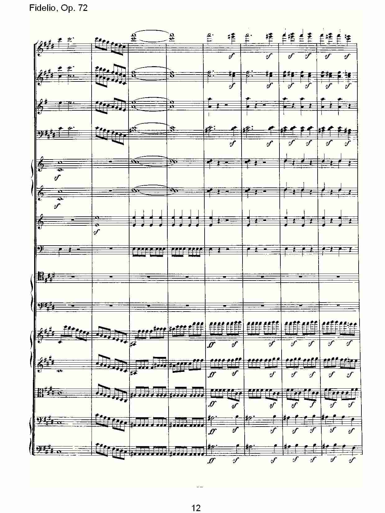 Fidelio, Op. 72 （二）总谱（图2）