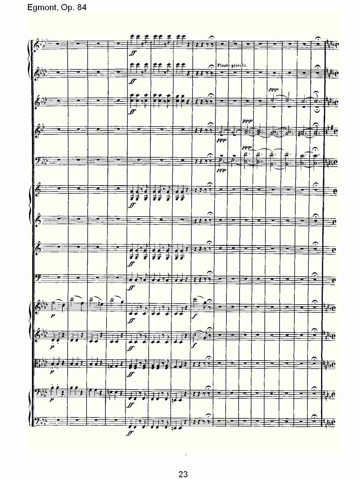 Egmont, Op. 84 (三）总谱（图3）