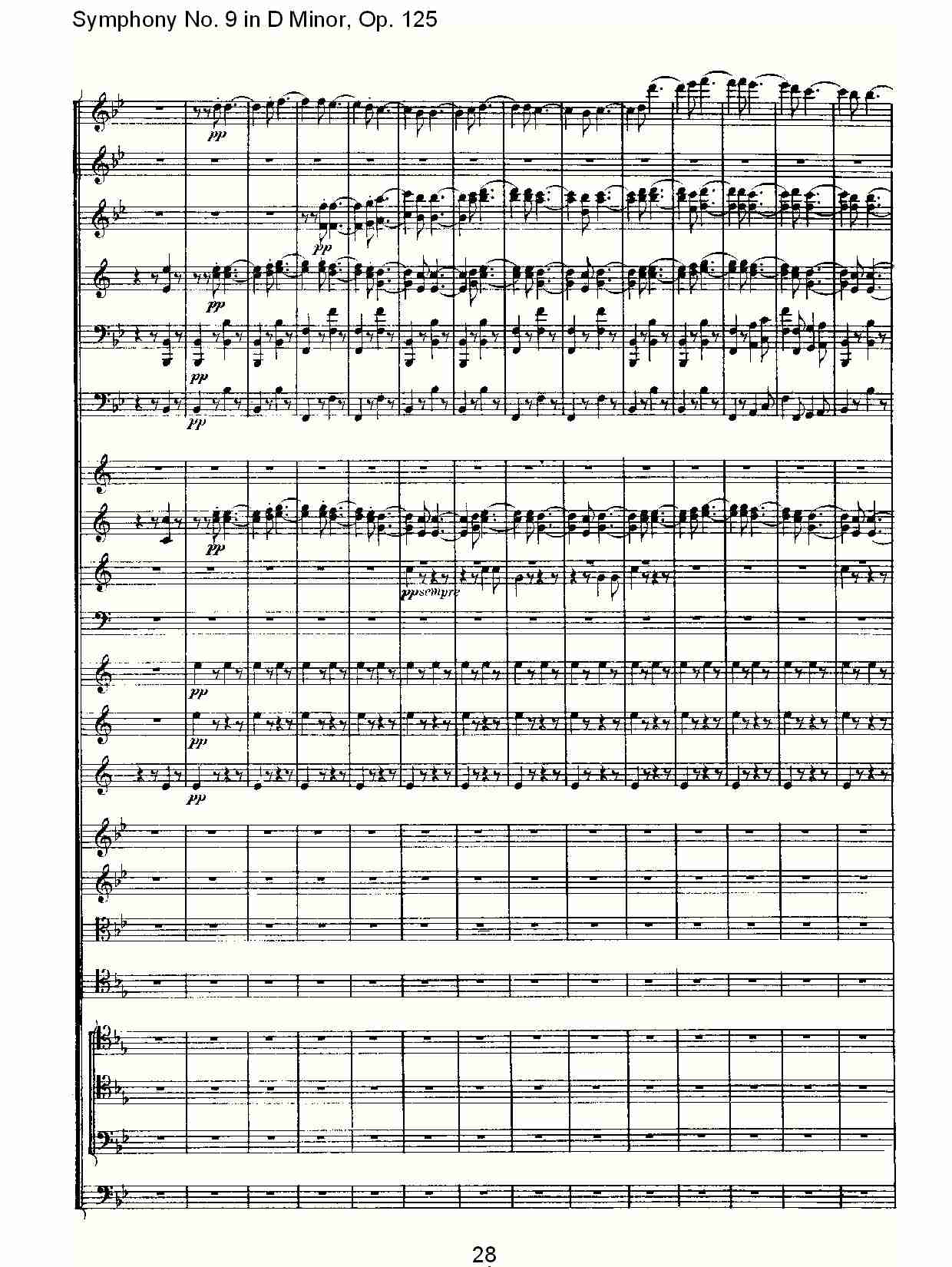 D大调第九交响曲 Op.125 第四乐章（三）总谱（图8）