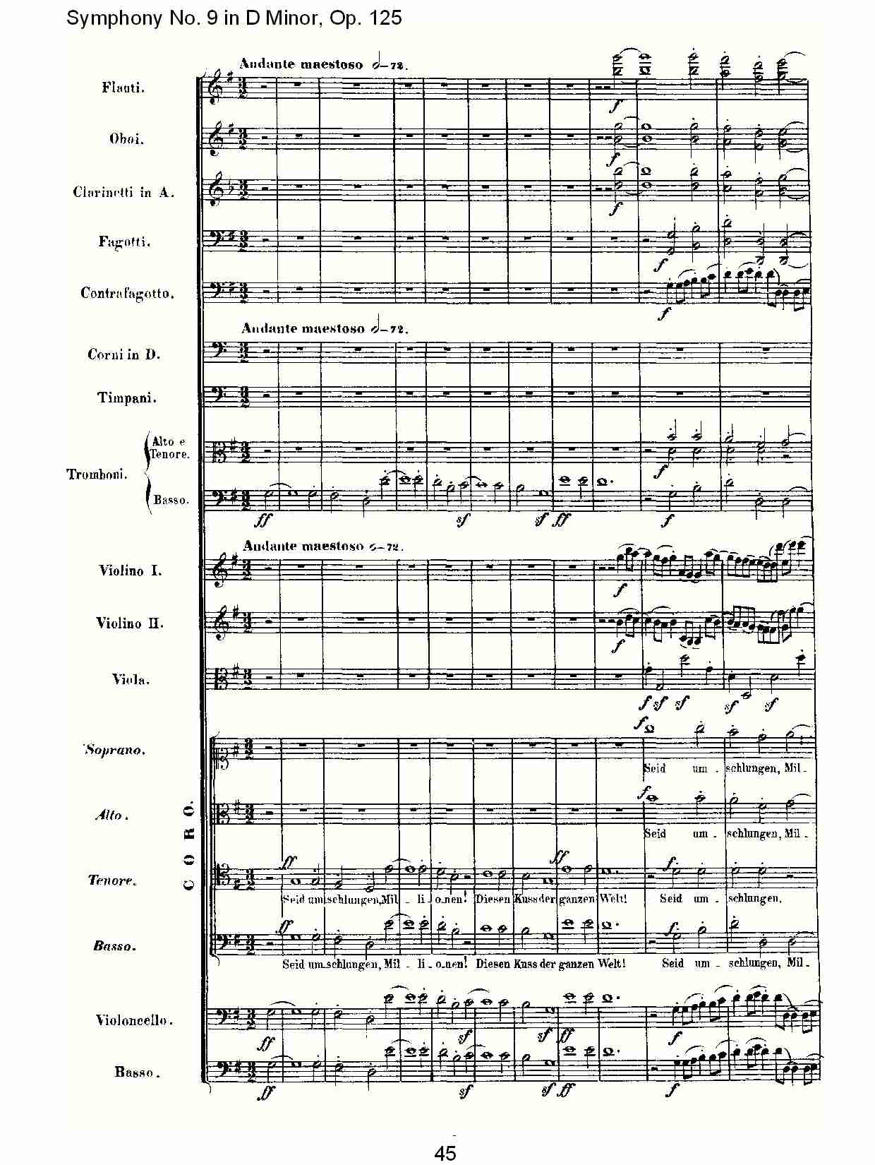 D大调第九交响曲 Op.125）第四乐章（五）总谱（图5）