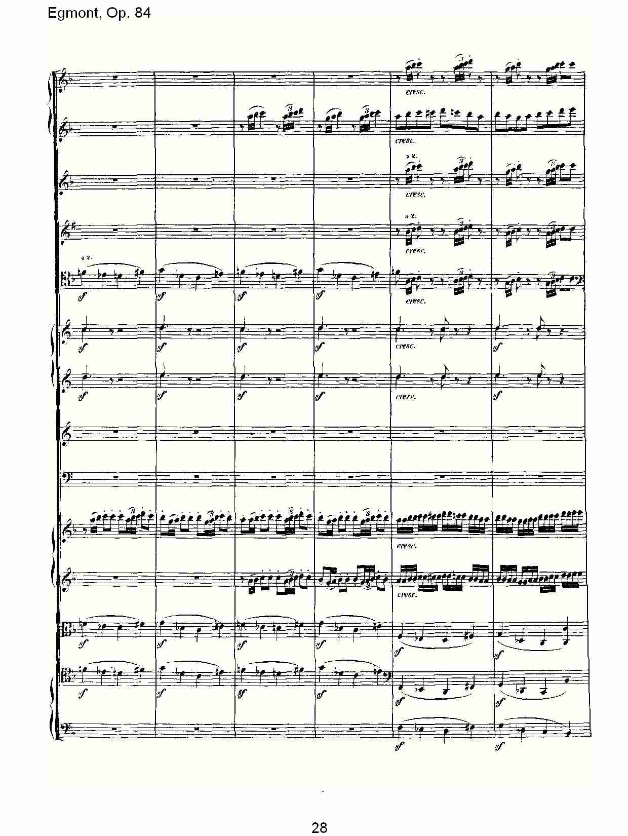 Egmont, Op. 84 (三）总谱（图8）