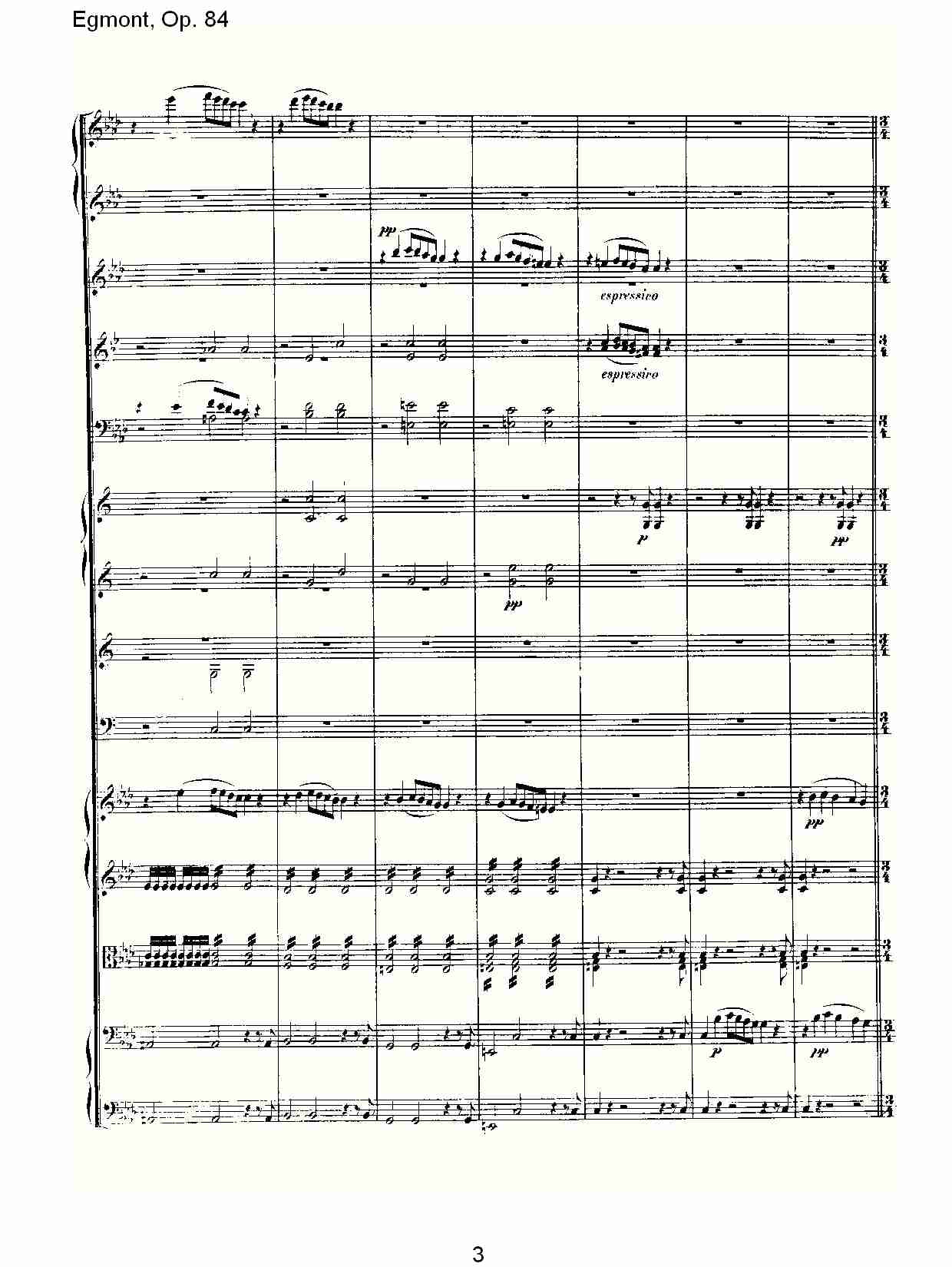 Egmont, Op. 84 (一）总谱（图3）
