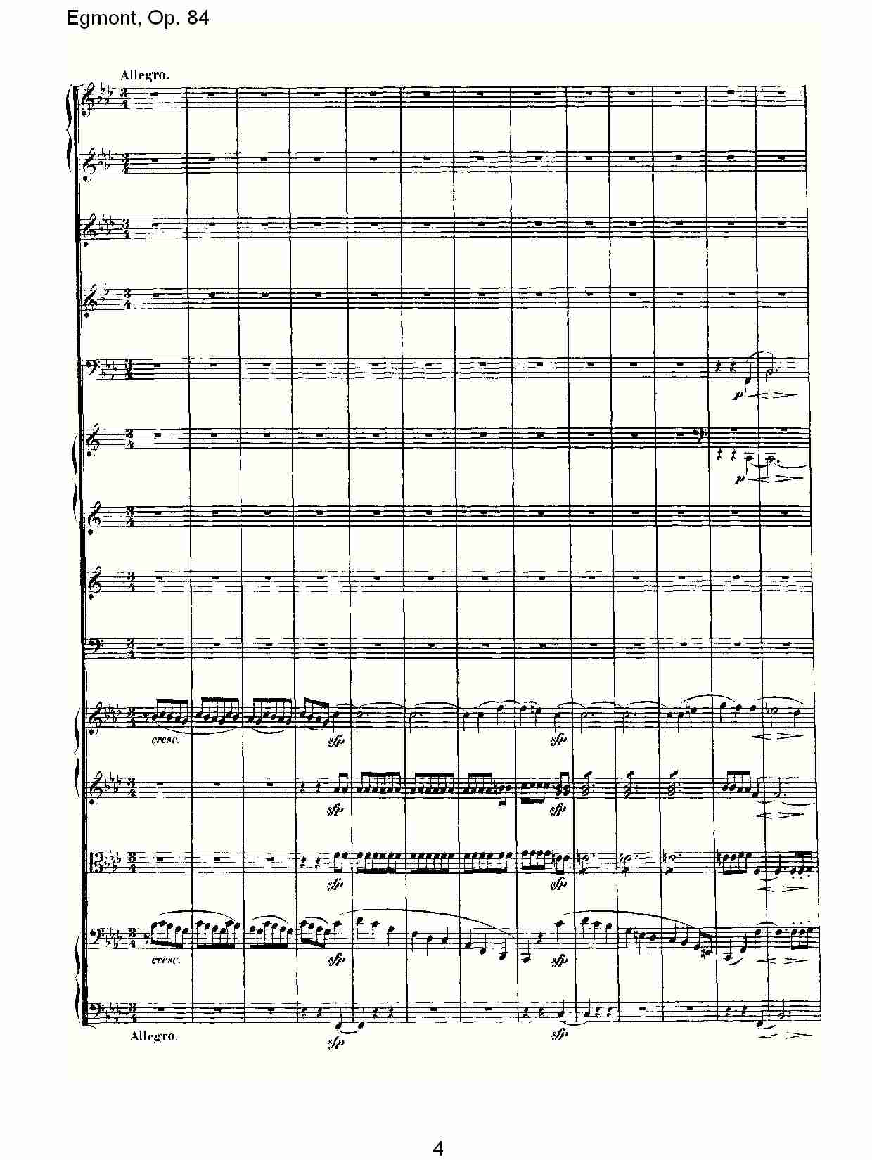 Egmont, Op. 84 (一）总谱（图4）
