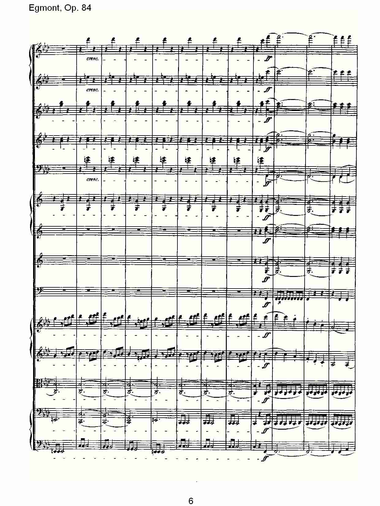 Egmont, Op. 84 (一）总谱（图6）