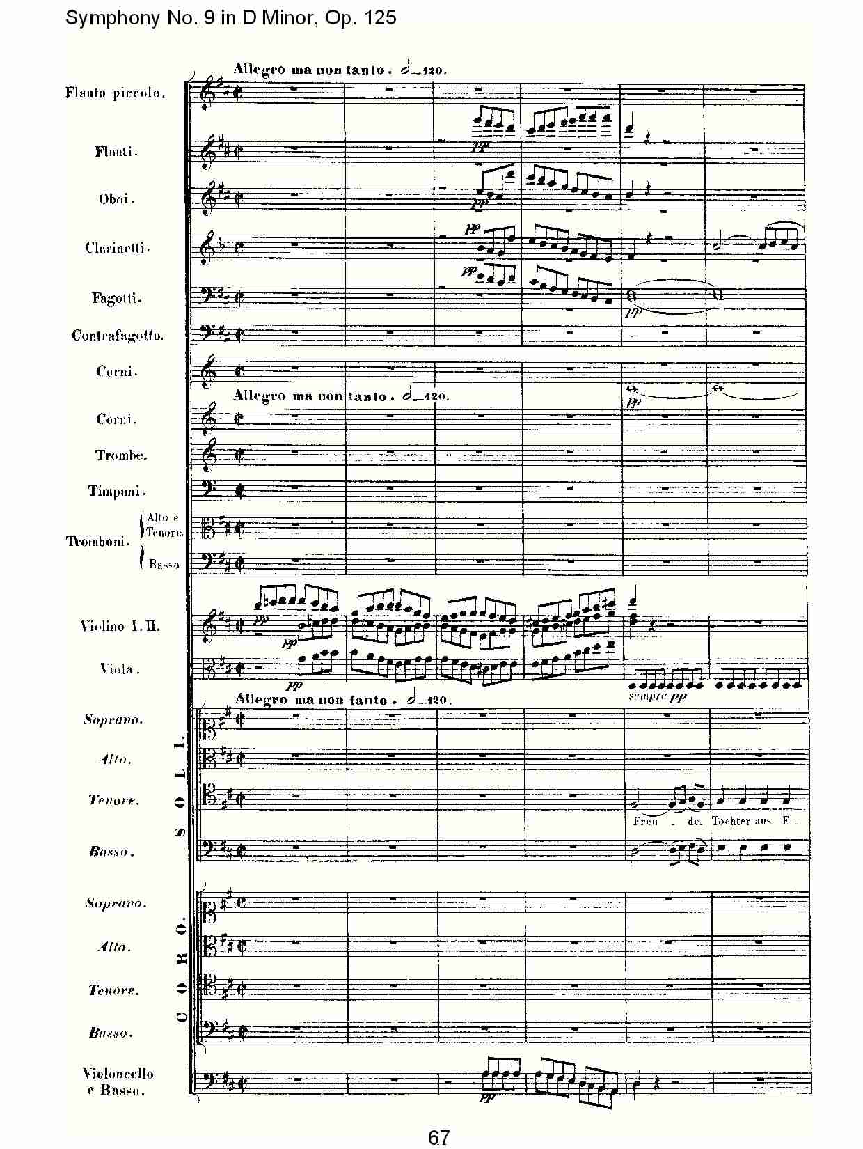 D大调第九交响曲 Op.125）第四乐章（七）总谱（图7）