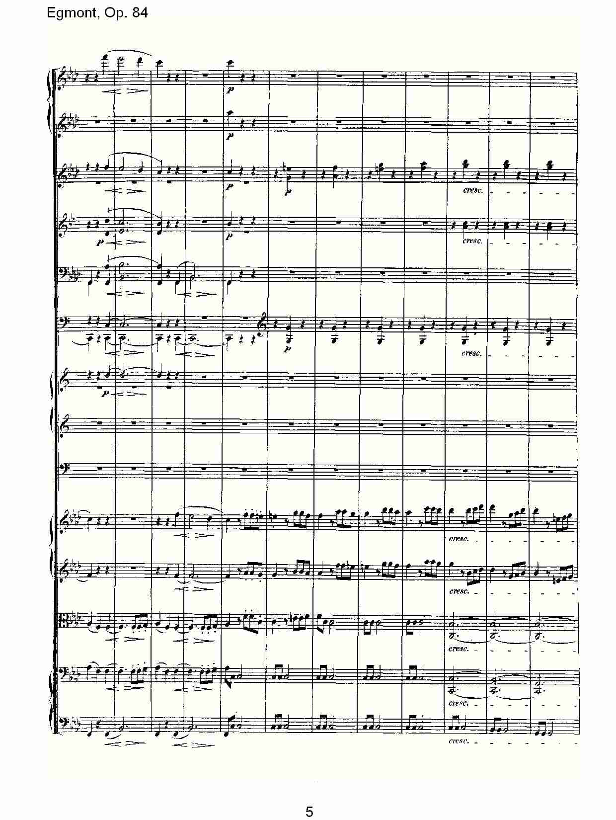 Egmont, Op. 84 (一）总谱（图5）