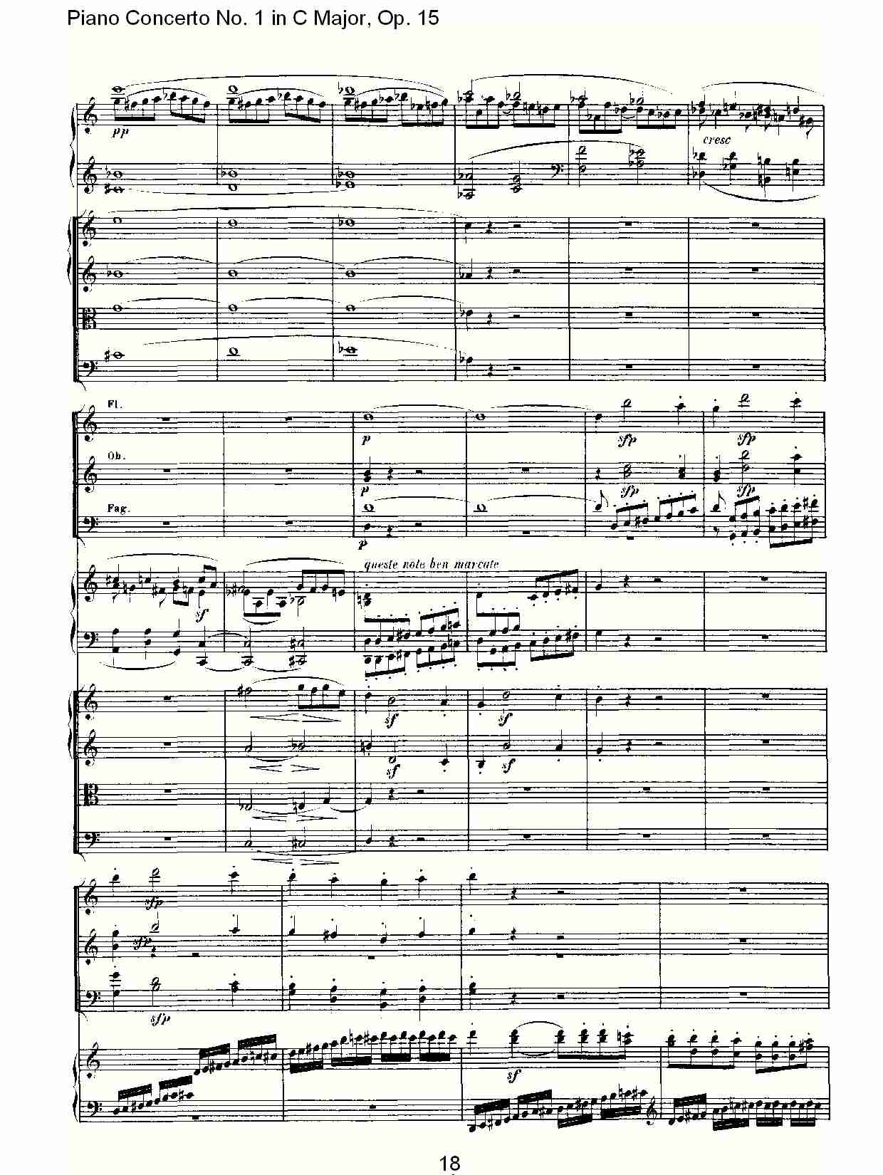 C大调钢琴第一协奏曲 Op.15　第一乐章（二）总谱（图8）