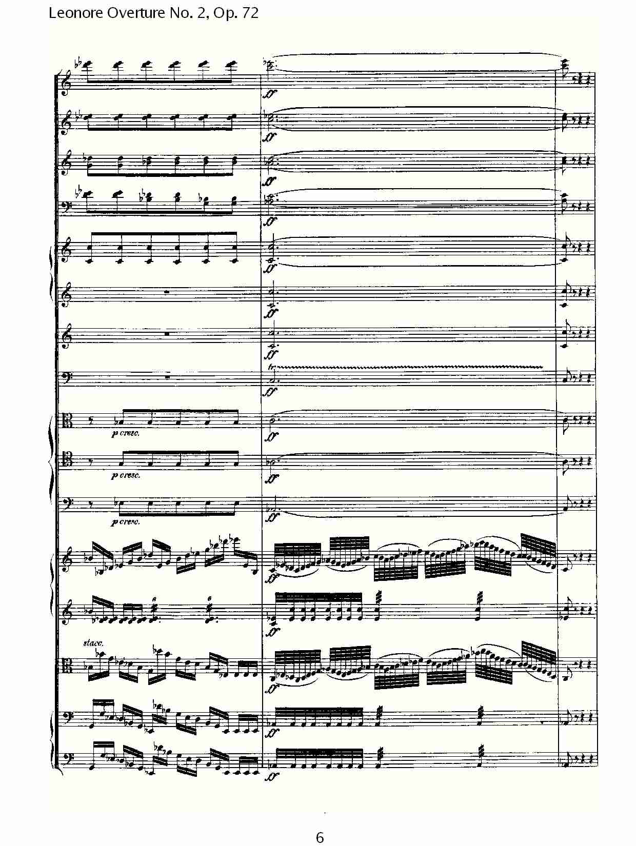 Leonore Overture No. 2, Op. 72 （一）总谱（图6）