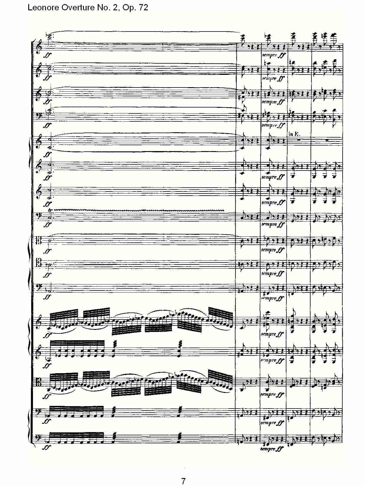 Leonore Overture No. 2, Op. 72 （一）总谱（图7）