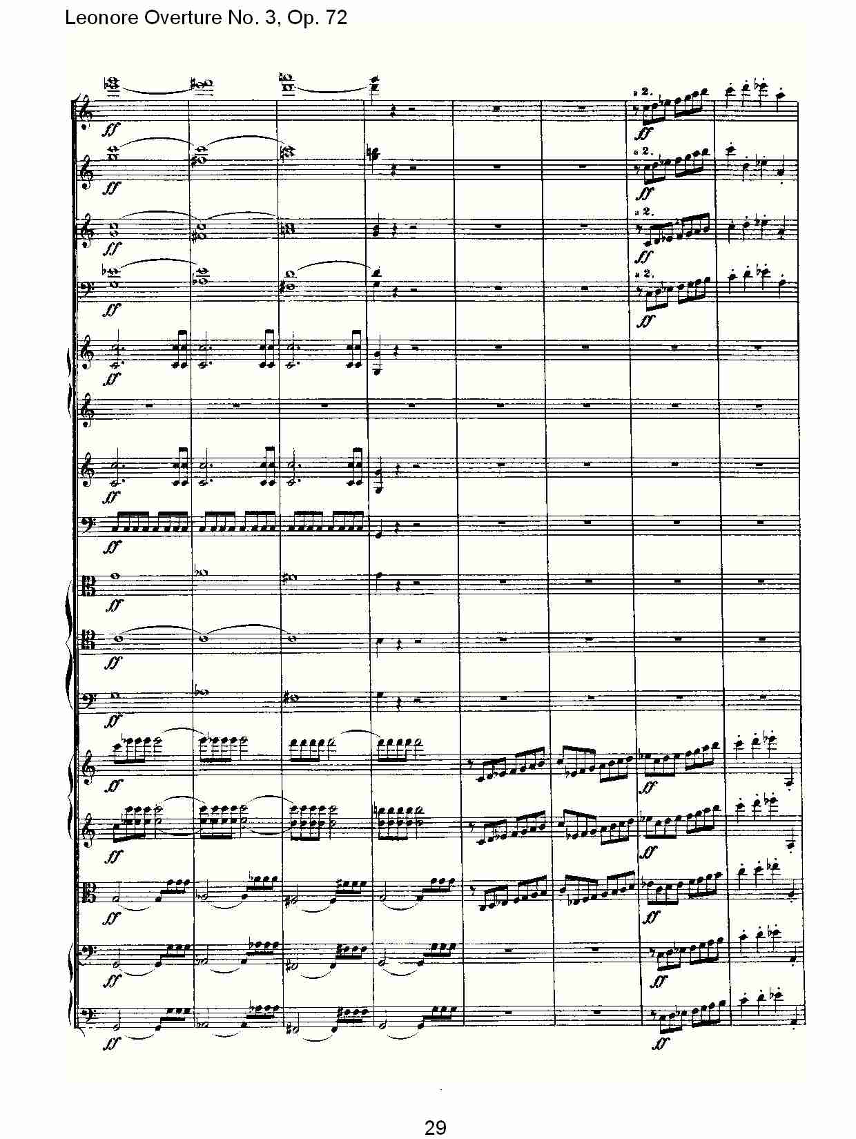 Leonore Overture No. 3, Op. 72　（三）总谱（图9）