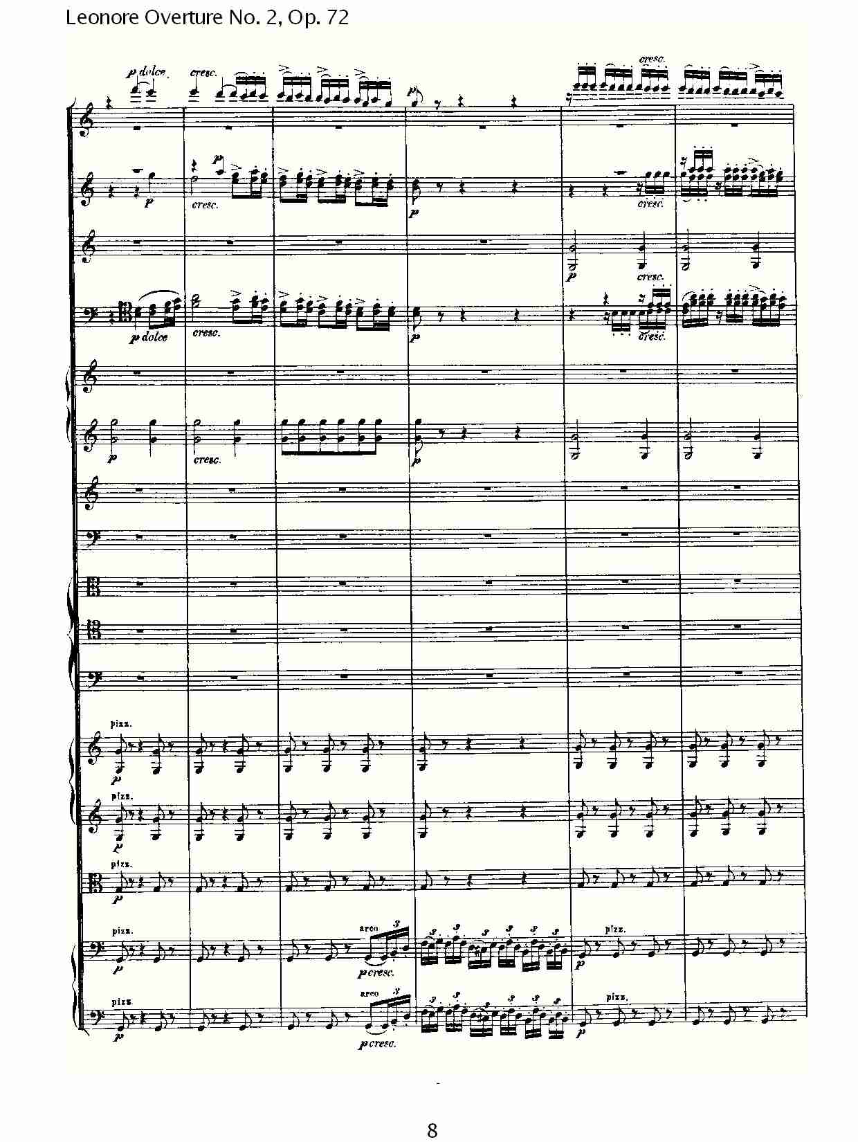 Leonore Overture No. 2, Op. 72 （一）总谱（图8）