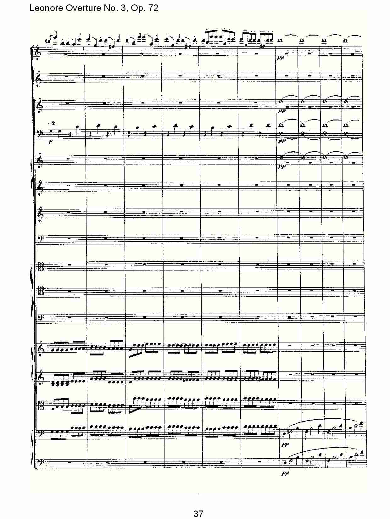 Leonore Overture No. 3, Op. 72　（四）总谱（图7）