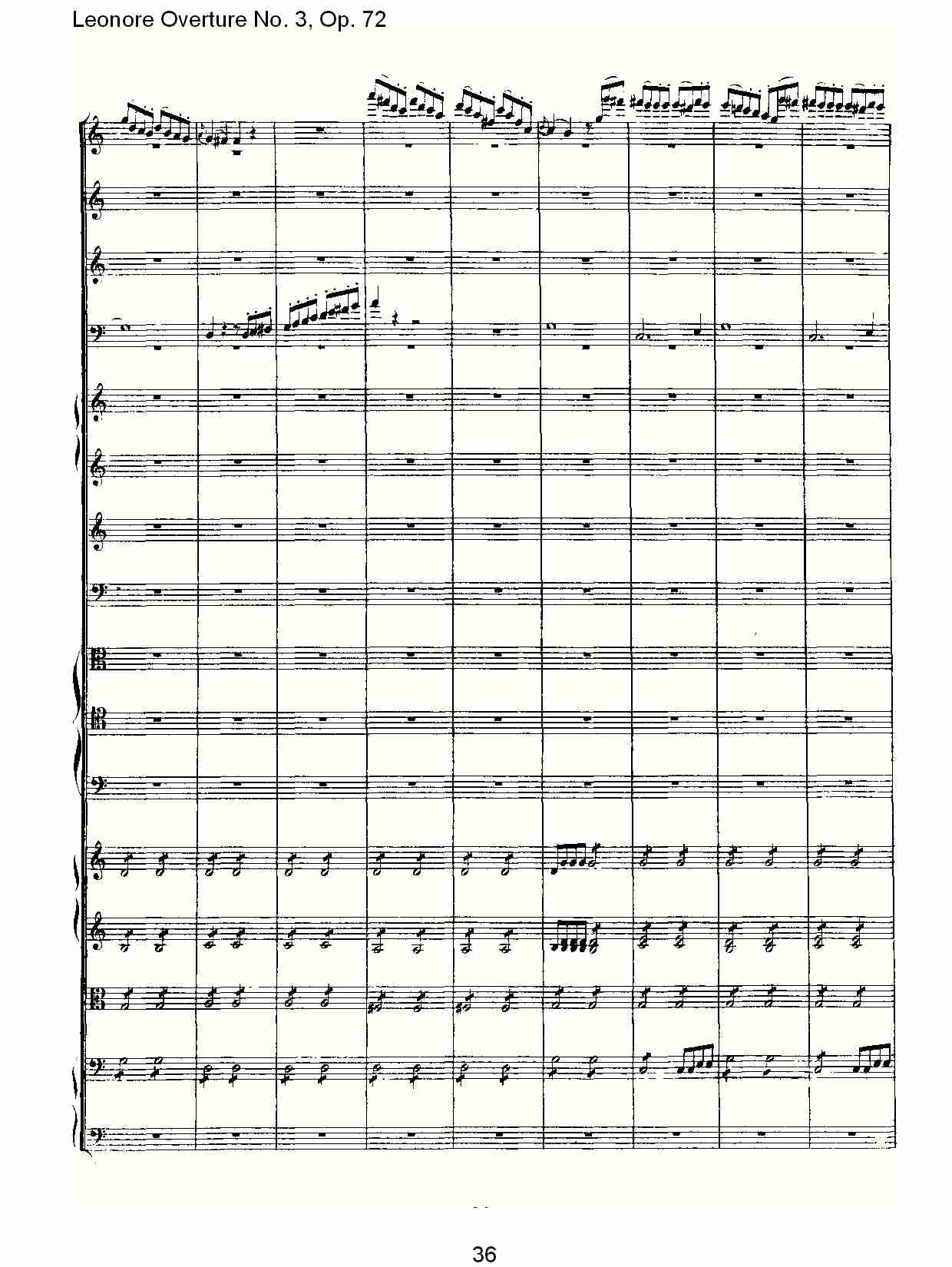 Leonore Overture No. 3, Op. 72　（四）总谱（图6）