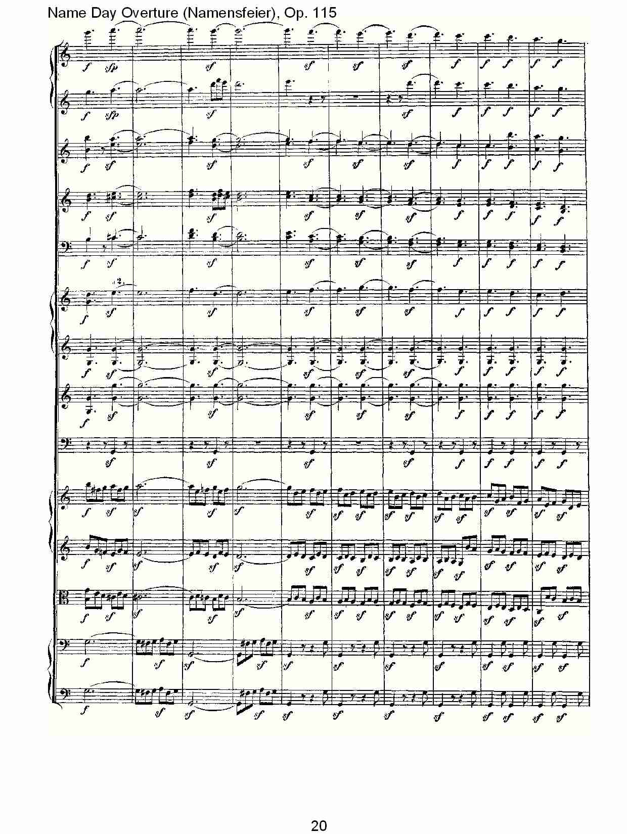 Name Day Overture (Namensfeier), Op. 115（二）总谱（图10）