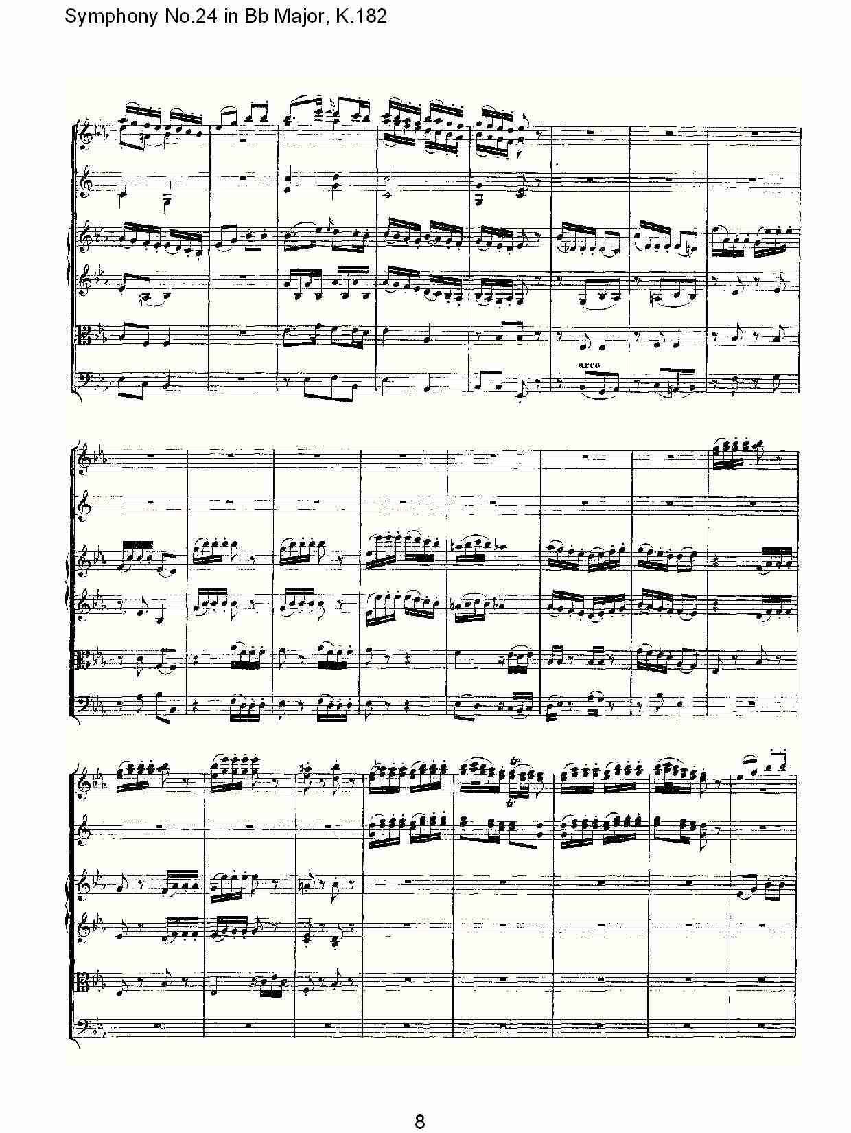 (Bb大调第二十四交响曲K.182)（一）总谱（图10）